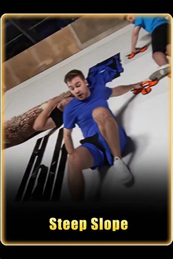 Hang on a Steep Slope—Last One Standing Wins $100,000#usa_tiktok #fyp #tv #challenge #foryou