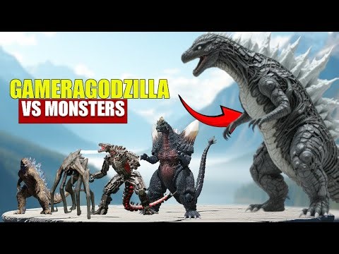 Gamera Godzilla VS Giant Monster | 3D Monsters Size Comparison 2025