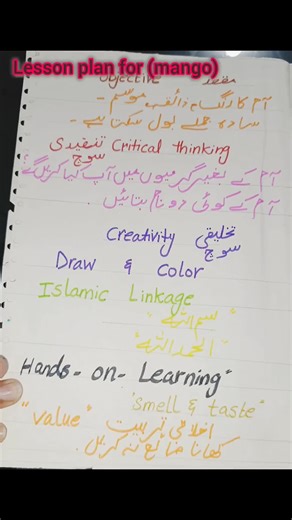 Complete Mango Classroom Lesson for Early Years Education