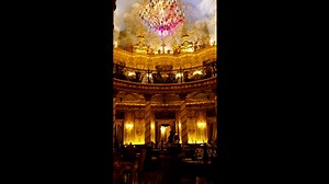 35K views · 1.4K reactions | The Turandot Restaurant in Moscow. Its dome is decorated with scrolls of gilded stucco. They form an ornament and converge to a point from which a grandiose chandelier descends. Its main feature is the brilliant pendants made of rock crystal, quartz and amethysts brought from the Urals. But the chandelier itself was made by St. Petersburg craftsmen. | Beautiful Russia | Facebook