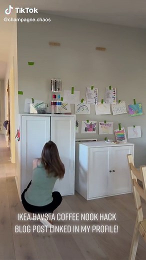 Magnolia Coffee Nook IKEA Havsta Hack