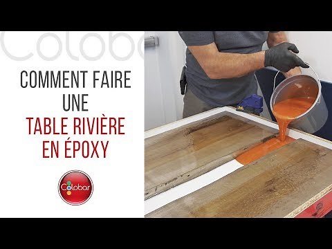How to make a river table out of epoxy