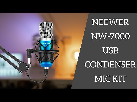 Neewer NW-7000 USB Condenser Microphone Kit Review And Test