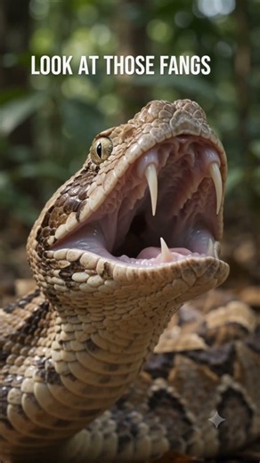 The Snake You’ll Never See Coming! 😳 | Gaboon Viper!!