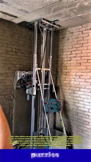 This Wall Plastering Machine Makes Plastering Faster and More Precise!