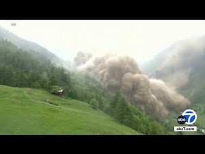 Swiss glacier collapse buries mountain village
