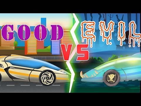 Good vs Evil | Good Cars vs Evil Cars | Battle Videos For Kids | Kids | Childrens