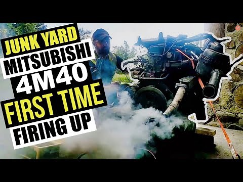 HOW TO START 4M40 DIESEL ENGINE OUTSIDE OF MITSUBISHI DELICA | WIRING, PRIMING, PURGING, STARTING UP