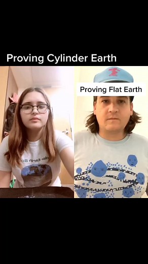 #duet with @sshorwitz Checkmate Flat Earthers #cylinderearth #cylinderearthsociety #fyp
