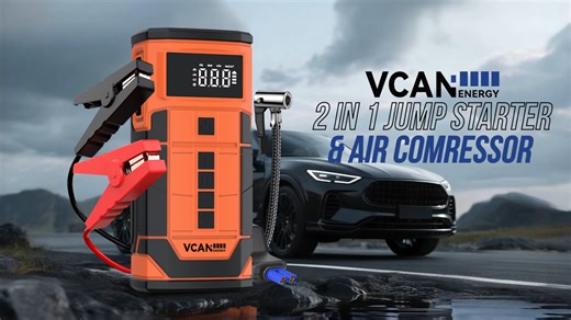 Watch 2 IN 1 Jump Starter with Air Compressor on Amazon Live