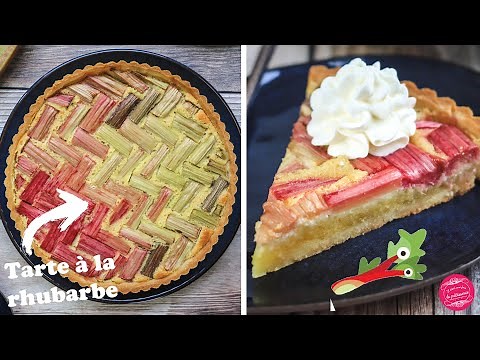 TARTE à la RHUBARBE FACILE