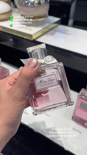 Miss Dior Blooming Bouquet Original vs Fake Perfume Comparison