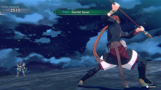 Slade fights to protect the future with his powerful Starfall Spear. #AtelierResRW is out now!✨ https://bit.ly/4eXdCpR | KOEI TECMO GAMES