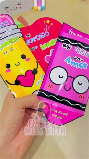 Unos lindos detallitos para tu amiga Maestra/o #diadelmaestro
