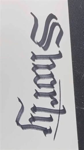 Old English Letters #tutorial #art #handwriting #calligrphylearning #graffiti #calligraphy #learn