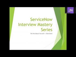 Tell Me About Yourself | ServiceNow Interview Question