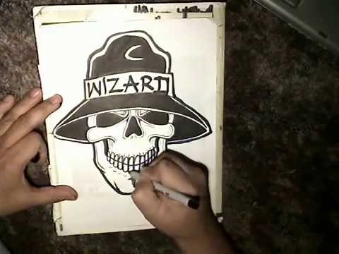 How to Draw a Cholo Skull BY - WIZARD