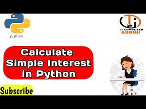simple interest program in Python (si)