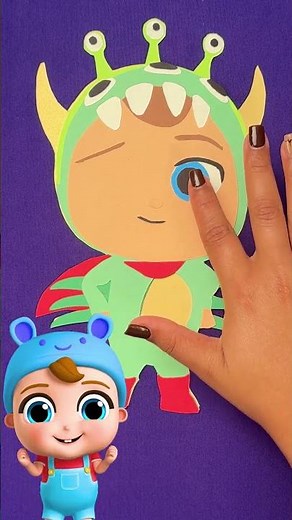 Spooky Halloween Alien Art for Kids! 👽✏️ #littleangel #halloween #art