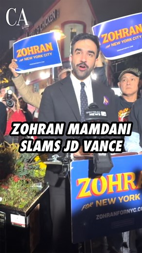 Zohran Mamdani reacts to JD Vance saying that it’s “totally reasonable” to not want to live next to people who speak another language. | Current Affairs