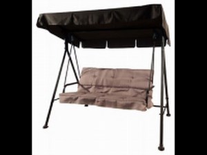 Courtyard Creations Patio Swing Cushions, Seat Support and Canopy Fabric Replacement