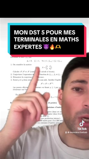 DST de Maths sur les Matrices pour Terminales Élus