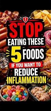 Stop Eating These 5 Foods If You Want To Reduce Inflammation Fast #health
