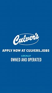 Culver's is hiring in Simpsonville! If you have a passion for welcoming families alongside folks who feel like family, you're our kind of people. Scoop up a flexible schedule, great pay and career development opportunities at your locally owned Culver's at 240 Harrison Bridge Rd. | Culver's