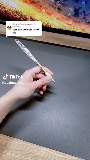 Left Handed Infinity Pen Spinning Tutorial