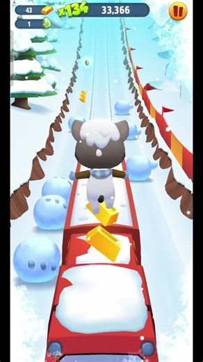 ​3 Santa Tom Failures! 🚫🎁 Tom Gold Run Gameplay #tomgoldrun #failcompilation #shortsvideo