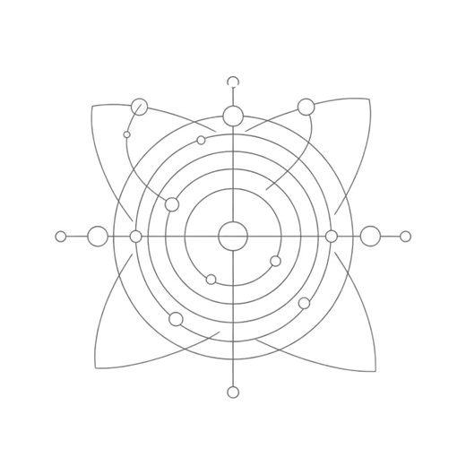 One Line Geometric Art Bundle Abstract Minimal Mandala Shapes City Line Designs PNG SVG