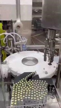 Vial filling capping machine #machine #cleanerfillingmachine #industrialmachinery#automobile#factory