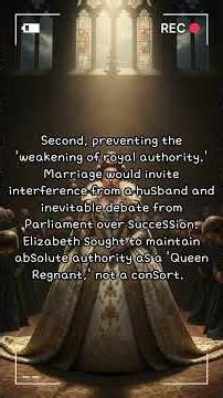 The Virgin Queen's Secret: Why Did Elizabeth I Choose to Have No Love and No Heir? (60s Short)