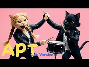 ROSE & Bruno Mars - APT (Cat Version) 😺