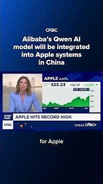 Alibaba's Qwen AI model will be integrated into Apple systems in China