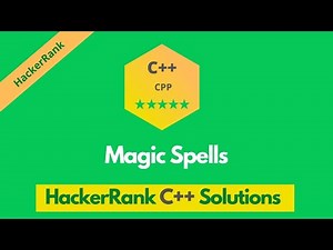 HackerRank Magic Spells problem solution in C++ | C++ problems solutions | Programmingoneonone