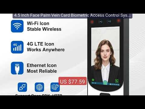 4.5 inch Face Palm Vein Card Biometric Access Control System ... — Amazing Value 2026 | Must Have!