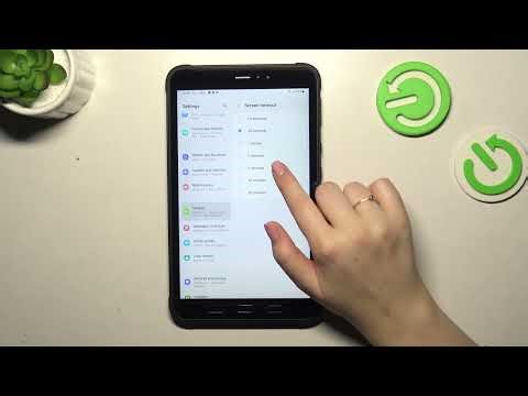 How to Change Screen Timeout on SAMSUNG Tab Active 3?