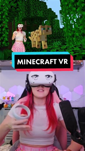 QUESTCRAFT: MINECRAFT IN VIRTUAL REALITY 😱 #questcraft #minecraft #minecraftvr #vr #virtualreality #sidequest
