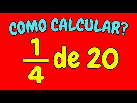 How to calculate 1/4 of 20? | What is a quarter of twenty?