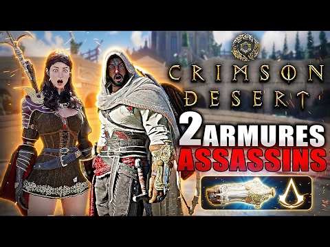 Crimson Desert : Débloquer les Tenues d'ASSASSINS Incroyables !! (LAME SECRÈTE, Damiane, ...)