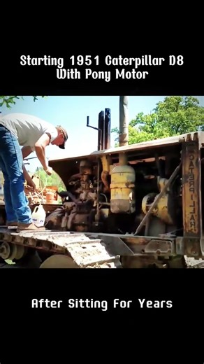 70K views · 1K reactions | Start 1951 Caterpillar D8 sitting for years#restoration #recovery #willitrun #old #engine #tractor #truck #repair #tiktok #fyp | Tube Restoration | Facebook
