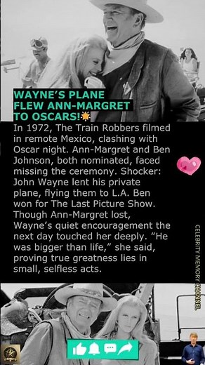 Wayne’s Plane Flew Ann-Margret to Oscars!