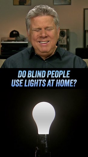 Do Blind People Turn On The Lights At Home? — Tommy, who's been blind since birth, responds to the popular question about whether or not a blind person turns on the lights at home when they're alone. #lights #lighting #blindness #blind