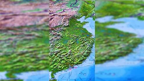 探索世界147:中国地形图3D直观