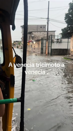 Vivo en Venecia Guayaquil: lluvia, tricimoto y vida diaria