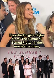 Rain Spencer has the perfect summer anthem for Taylor’s journey in “The Summer I Turned Pretty” movie. 👀 #Tribeca #tsitp