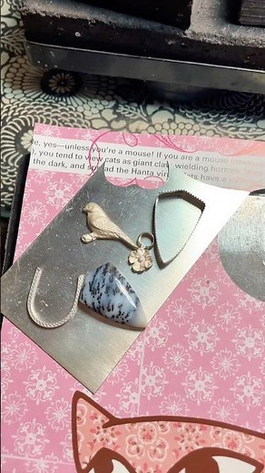 Jewelry Making✨Sterling silver gemstone pendant- beginning, middle, end.