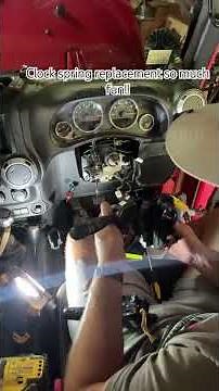 Clock spring replacement 2016 Jeep JK#garageworkshop ##redneckcomedy #jeeplife #jeep