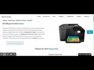 HP Officejet Pro 8710 Driver Download | Software Installation ( New 2020 User Guide )